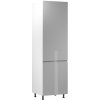 Gala Nábytok Aspen šedý lesk D60ZL - skrinka pre vstavanú chladničku