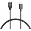 Tech-Protect MC04 USB-C nabíjací kábel na Garmin hodinky 1m, čierny