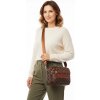 J&L Dámska crossbody kabelka M8083 hnedá