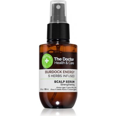 The Doctor Burdock Energy 5 Herbs Infused posilujúce sérum pre namáhané vlasy a vlasovú pokožku 89 ml