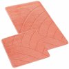 Bellatex Beny sada 760/004 oblouky lososová 60x100,60x50 cm