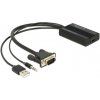 Delock VGA to HDMI adaptér s audio