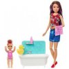 Barbie pestúnka herný set s vaňou