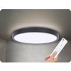 Solight LED stropné osvetlenie s diaľkovým ovládačom ESTELA 36W, 2700lm, 30cm, čierne [WO8018]