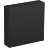 Závesná skrinka Intedoor TRENTA čierna matná 80 x 60 x 15 cm TRE HZ 80x15 2D B A9276
