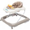 Baby Mix Detské chodítko s volantom a silikónovými kolieskami béžové
