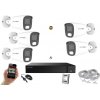 Monitorrs Security AI hybrid Light IP 5 kamerový set 5 Mpix WTube (6143K5) (Monitorrs Security)