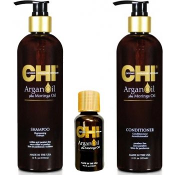Chi Argan Oil šampón a kondicioner + Arganový olej 15 ml darčeková sada od  26,6 € - Heureka.sk