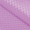 Detská látka Minky TOP 3D bodky MKP-053 Fialová lila - šírka 170 cm