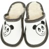 Detské biele papuče PANDA