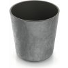 PROSPERPLAST Kvetináč URBI ROUND EFFECT 30cm marengo