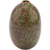 Váza Antik, keramika, zelená / hnedá, 10x10x13, 3cm (DOPREDAJ)|Ego Dekor