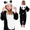 SPRINGOS Pyžamo Kigurumi Panda čierno-biele, veľ. 110-120 cm SPRINGOS