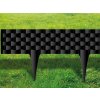 Záhradný obrubník Rattan palisade, čierna