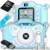 Fotoaparát pre deti ZeeTech Digitálny fotoaparát pre deti motýľ hračka hry kamera 3 Mpx modrý