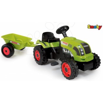 SMOBY 710107 šlapací traktor CLASS GM Zaba s prívesom a s otváracou kapotou a posuvným sedadlom od 3 rokov