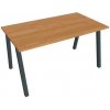 Hobis Rokovací stôl UNI A, 140x75,5x80 cm, jelša/čierna