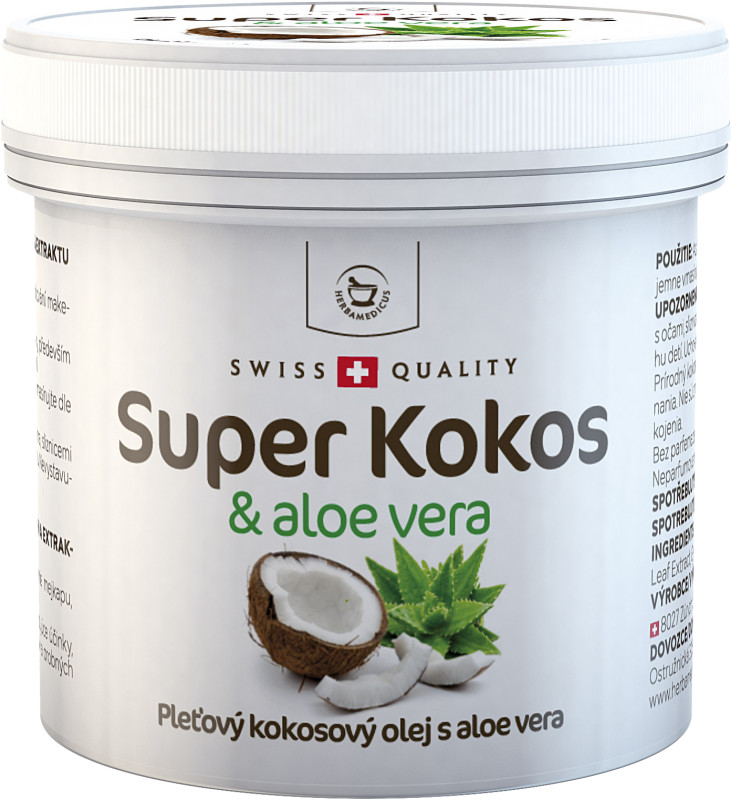 Herbamedicus kokosový pleťový olej Super Kokos s aloe vera 150 ml od 12,9 €  - Heureka.sk