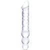 Glas Double Ended Glass Dildo With Anal Beads