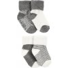 Carter's Ponožky Stripes Grey neutrál LBB 4ks