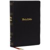 KJV Holy Bible, Super Giant Print Reference Bible, Black, Genuine Leather, 43,000 Cross References, Red Letter, Thumb Indexed, Comfort Print: King Jam