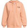 Dámska mikina Roxy, SURF STOKED ZIPPED BRUSHED Lososová,Ružová L