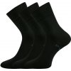 Lonka 3PACK socks black čierna