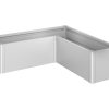 Biohort Truhlík Belvedere L100 MAXI, tmavě šedá metalíza | cena za ks