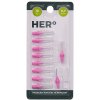 HERO Doplnkové balenie medzizubných kefiek 0,7 mm ružové 10 ks