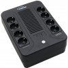 EUROCASE UPS EA200PLUS 800VA-EVO line interactive (8x zásuvka)