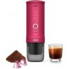 Prenosný espresso kávovar Outin Nano, Karmínovo červená