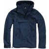 Tmavomodrá pánska bunda Brandit Fleece Pull Over Windbreaker L