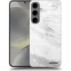 Picasee silikónový prehľadný obal pre Samsung Galaxy S24+ S926B 5G - White marble