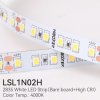 MiBoxer LSL1N02H High CRI Flexibílny LED pás Neutrálna biela (NW) 24V, SMD2835 , IP20, 12W/m, 120led/m