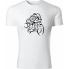 T-ričko Honda CRF1000L Africa Twin pánske tričko Farba trička: Biela, Farba potlače: Čierna, Veľkosť: S