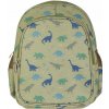 Školský batoh jednokomorový A Little Lovely Company zelený 16 l