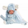 Llorens 73859 NEW BORN CHLAPČEK - realistická bábika bábätko s celovinylovým telom - 40 cm
