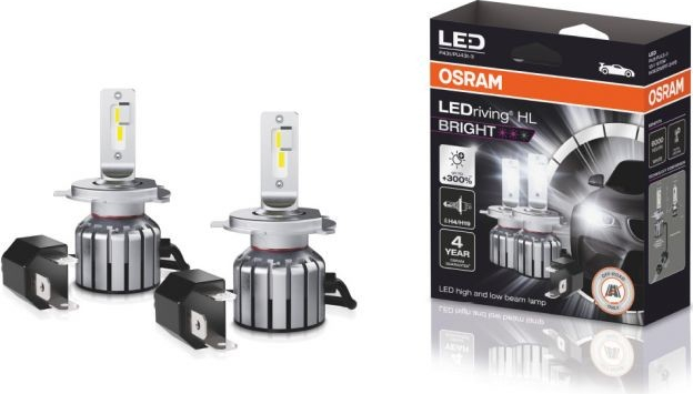 Osram 64193DWBRT-2HFB HL BRIGHT H4/H19 12V 15/15W LED 6000K 2ks/balenie