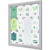 Jansen Display Venkovní uzamykatelná vitrína Slim 12 x A4, 970 x 1012 mm