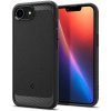 Nárazuvzdorné puzdro Apple iPhone 16E Spigen Rugged Armor, MagSafe, Čierna (matná čierna)