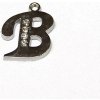 Kovový prívesok Písmenko B
