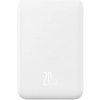 Magnetická mini powerbanka Baseus 5000mAh, USB-C 20W (biela)