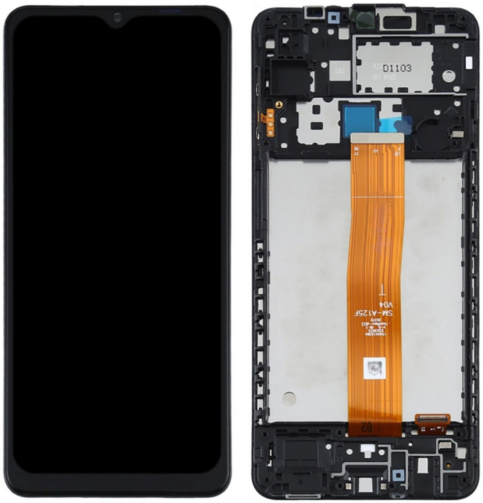 LCD Displej + Dotykové sklo + Rám Samsung Galaxy A12 A127