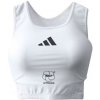 Adidas ženský chránič pŕs WKF, biely