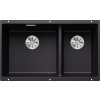 Blanco Subline 430/270-U - pod pracovnú dosku - čierna