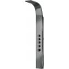 Aplomo Samsara sprchový masážny panel termostatický, Gun Metal, SAMSARA-S003MGM-T