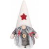 Vianočný plyšový trpaslík, 19 cm