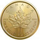 Royal Canadian Mint Maple Leaf Zlatá minca 1/4 oz