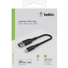 BELKIN kabel oplétaný USB-A - Lightning 15cm