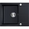 Berg Hobart granitový drez 59x50 cm čierna BRQ1911A